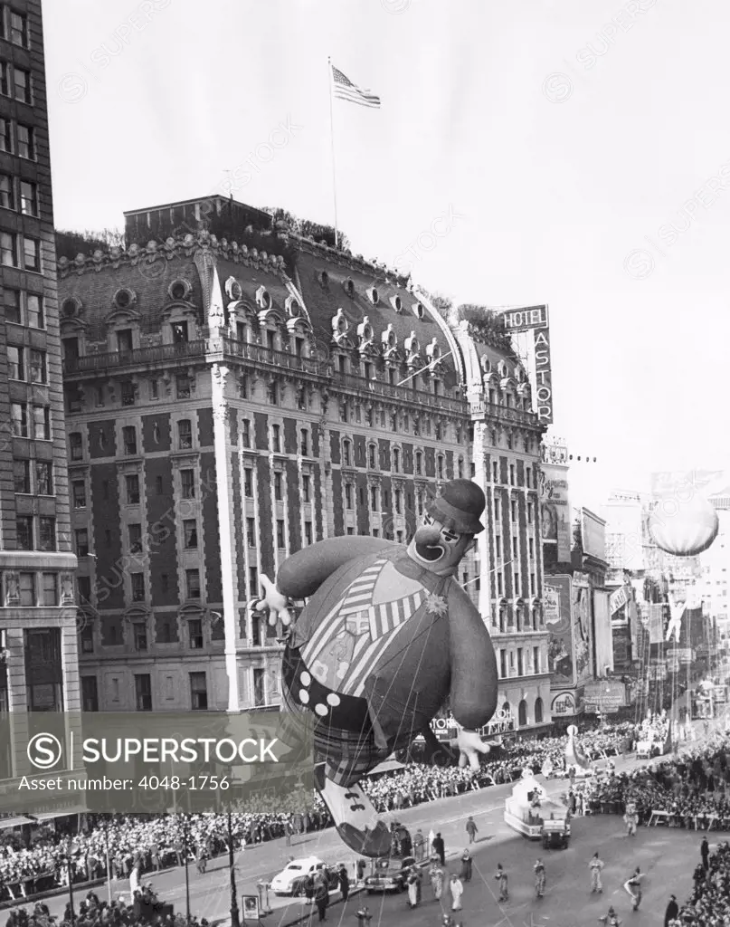 Macy's Thanksgiving Day Parade, New York, November 23, 1945.