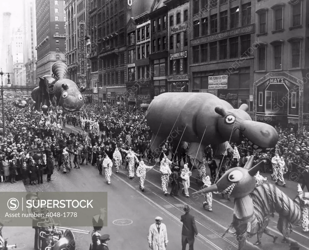 The Macy's Thanksgiving Day Parade, New York City, November 26, 1931