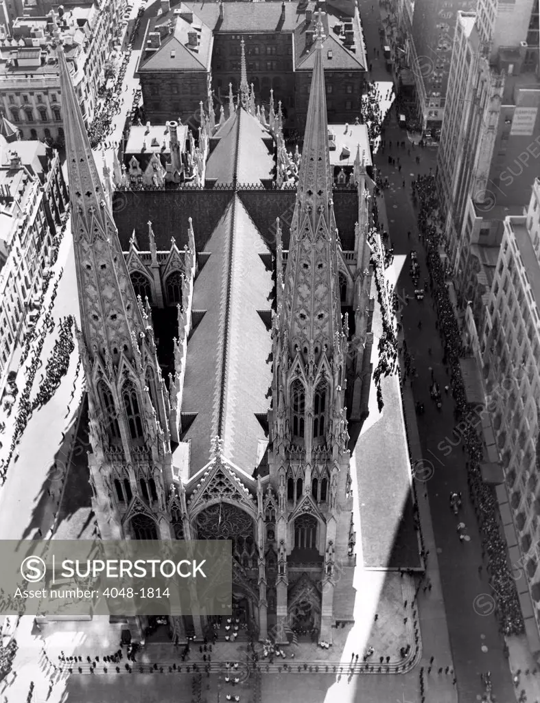 St. Patrick's Cathedral, New York City, September, 1938