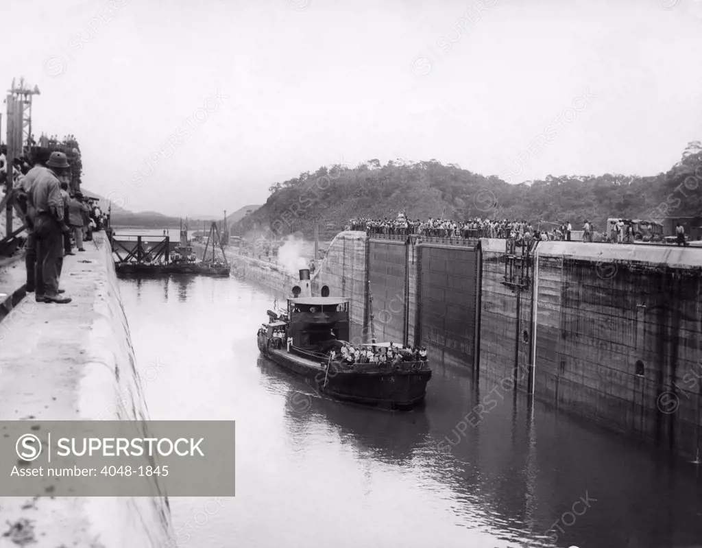 The Panama Canal, circa 1913