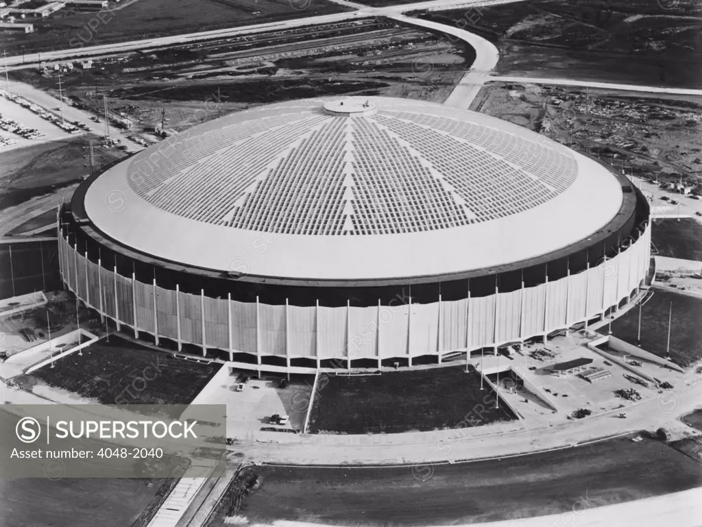 The Astrodome (aka 'The Eighth Wonder of the World), Houston,  Texas, c. 1970's.