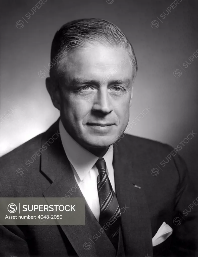 Thomas J. Watson, Jr., president of IBM in an undated portrait.