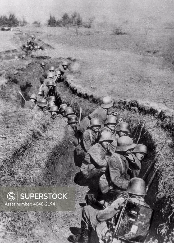 World War I: German Shock Troops, circa 1917
