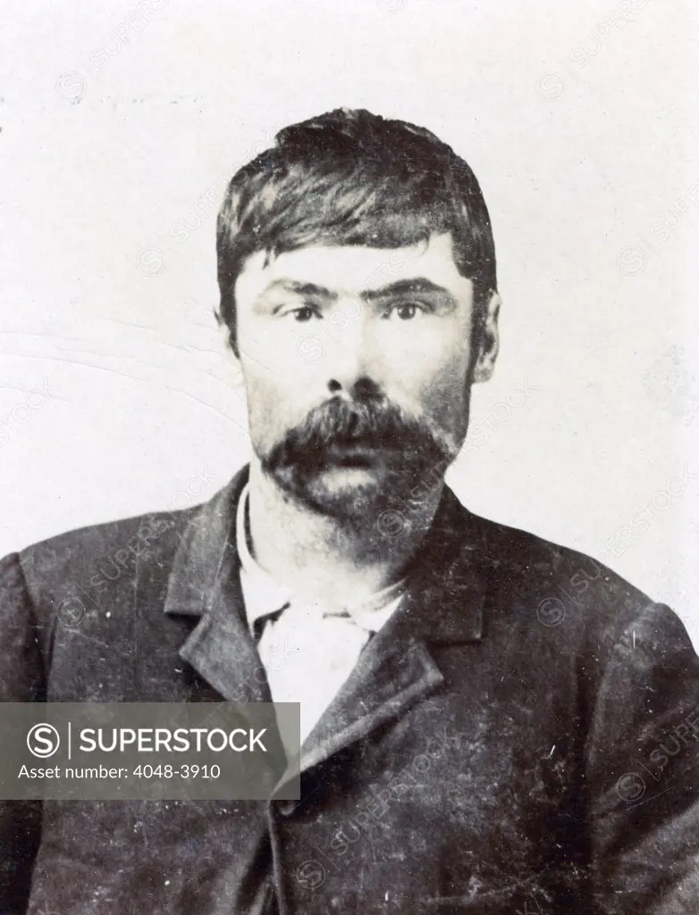 Wild West. Tom O'Day, alias Joe Chancellor, member of the Hole in the Wall gang, ca. 1900