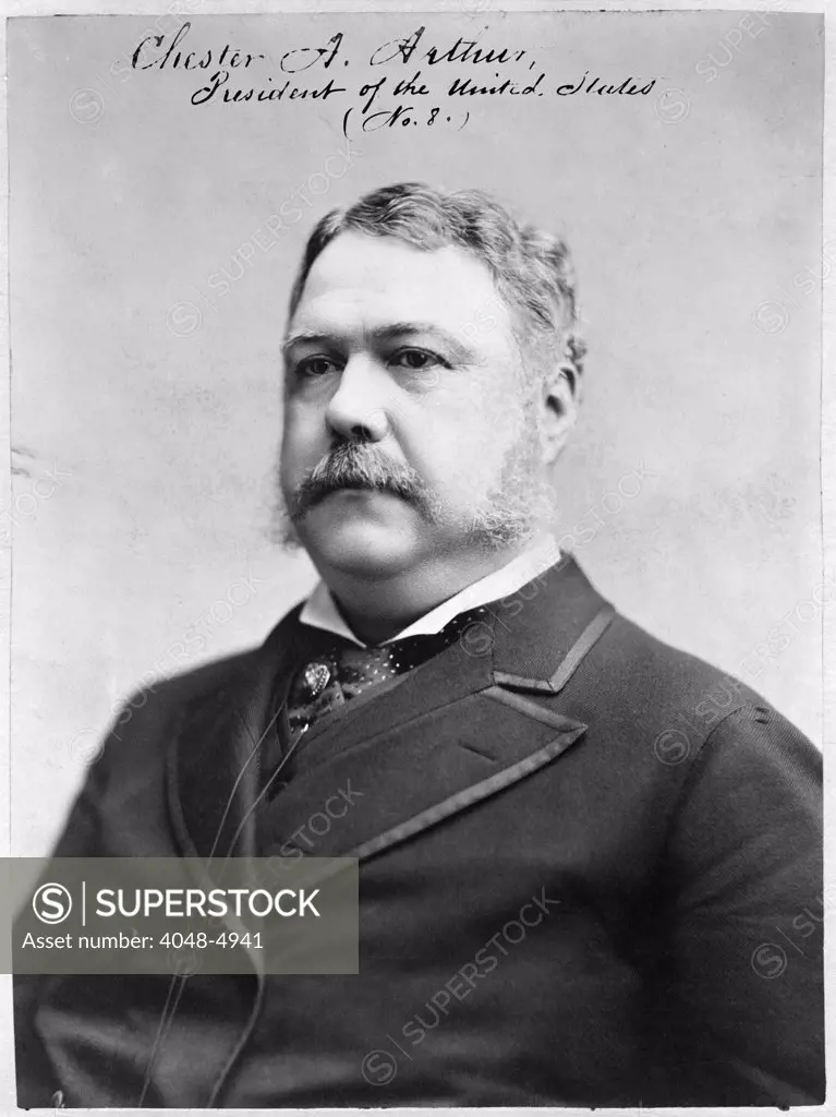 Chester A. Arthur, President of the United States. Photograph, 1882