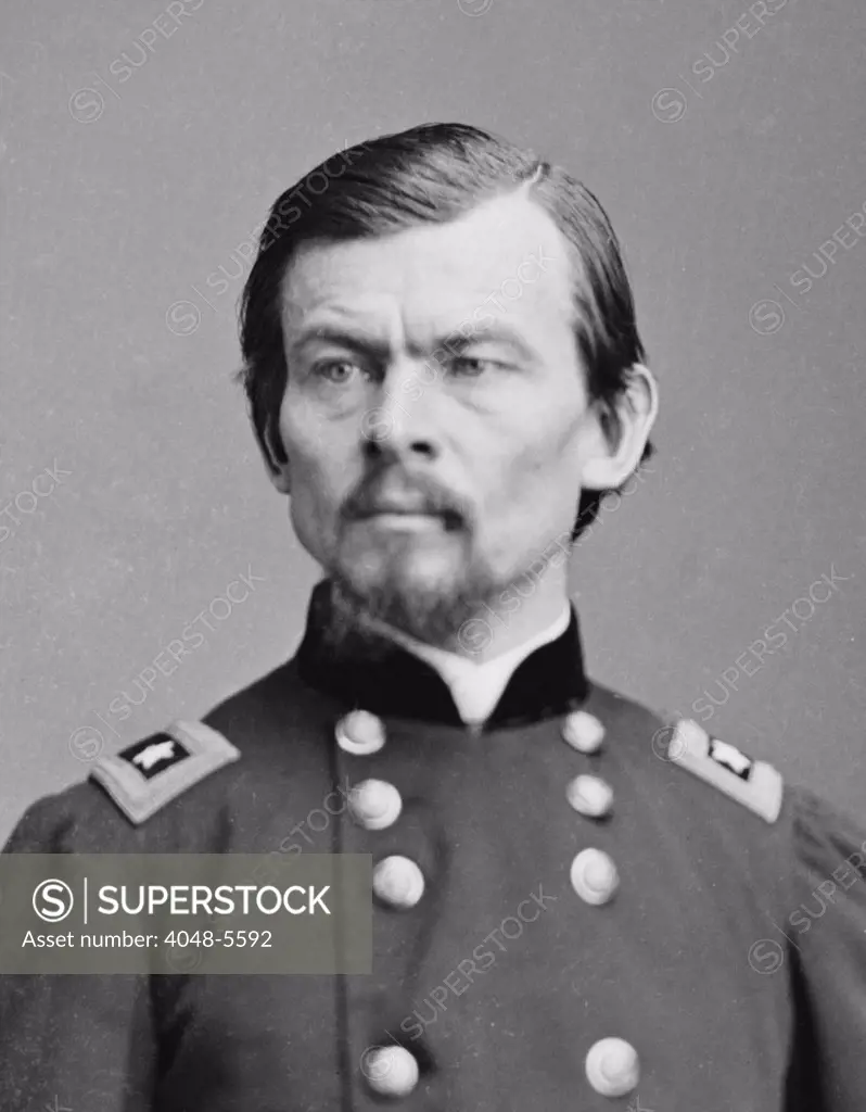 The Civil War. Major General Franz Sigel, ca. 1862 - 1865. Mathhew Brady Studio