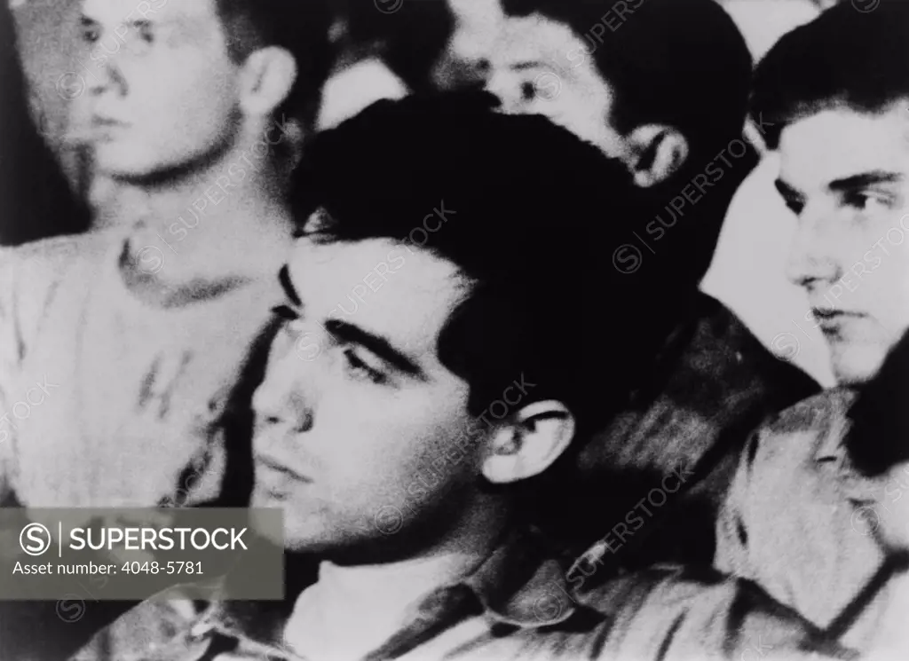 Andrew Goodman, (1943-1964), volunteered for the 1964 Freedom Summer' project of the Congress of Racial Equality (CORE) to register blacks to vote in Mississippi. He was one of three CORE volunteers murdered on June 21, 1964 by Ku Klux Klan members assisted by local government officials.