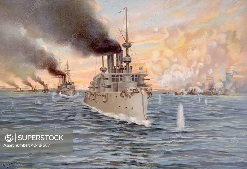The Battle of Manila Bay, May 1, 1898