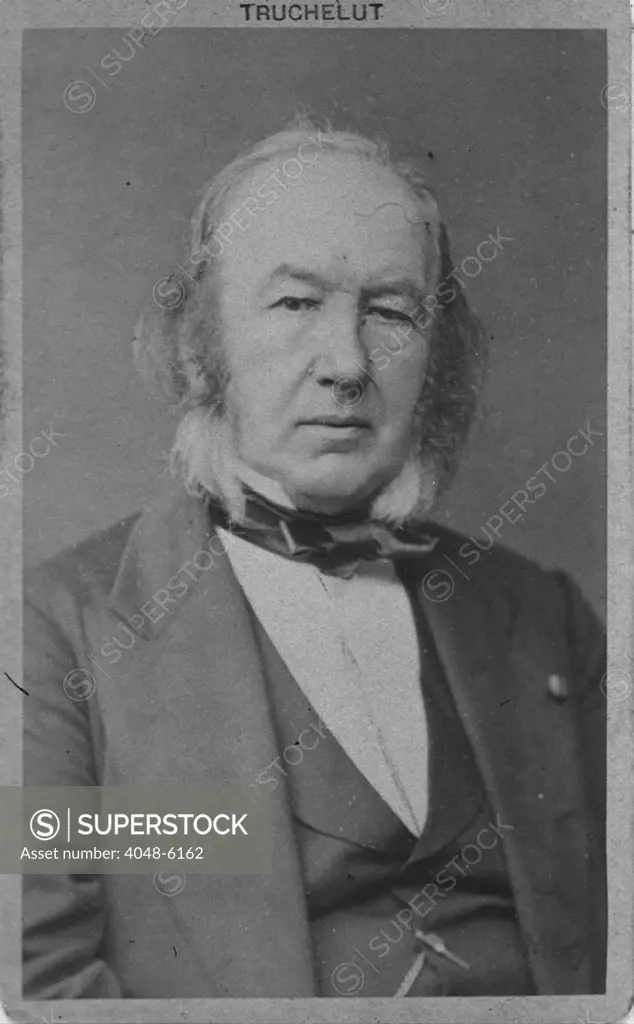 Claude Bernard (1813-1878), French scientist and physiologist, discovered the digestive function of the pancreas and liver. He developed the concept of the 'internal environment,' that organisms maintain a balance of their physiological functions. Photo by Truchelut, ca. 1875.