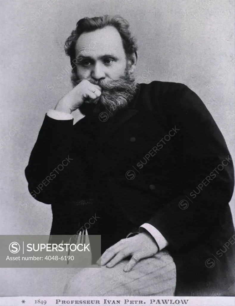 Ivan Pavlov (1849-1936), Russian scientist won the 1904 Nobel Prize in Medicine, for his work on digestion.