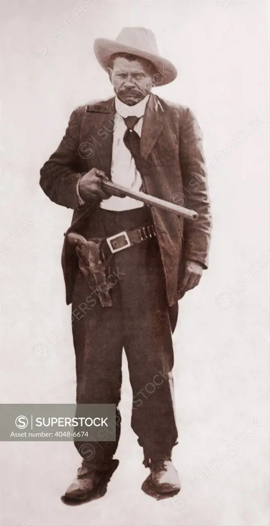Ben Hodges, born to a Black father and a Mexican mother, was a wild west gambler, cattle rustler, and con man. He died an old age in 1929, and is buried in Dodge City, Kansas.