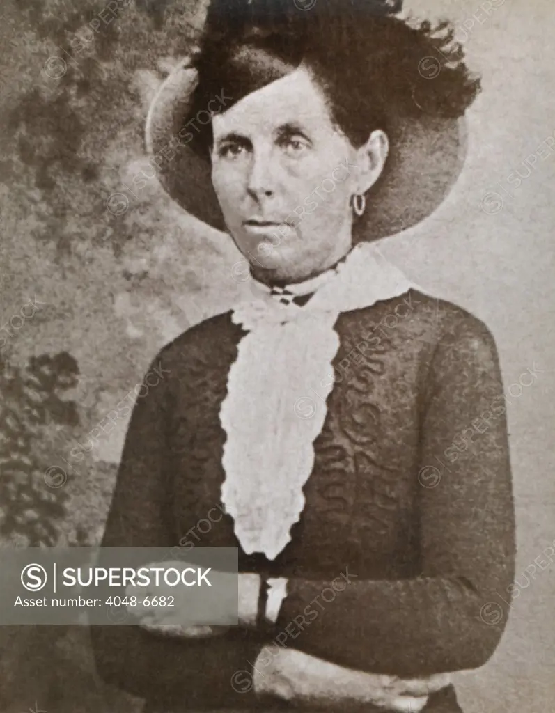 Belle Starr (1848-1889), a Western outlaw was born Myra Maybelle Shirley. In 1880 she married a Cherokee Indian named Sam Starr, who was killed in a gun duel in 1886. Gene Tierney starred in the 1941 film, BELLE STARR.