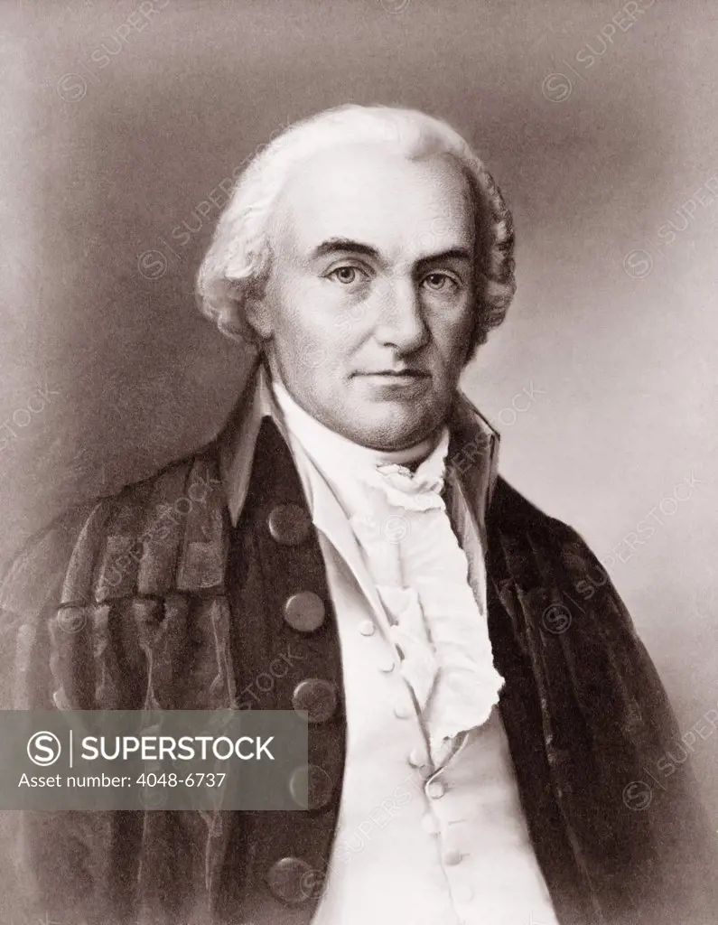 Oliver Ellsworth (1745-1807), third Chief Justice of the United States Supreme Court from 1796 through 1800 was appointed by George Washington