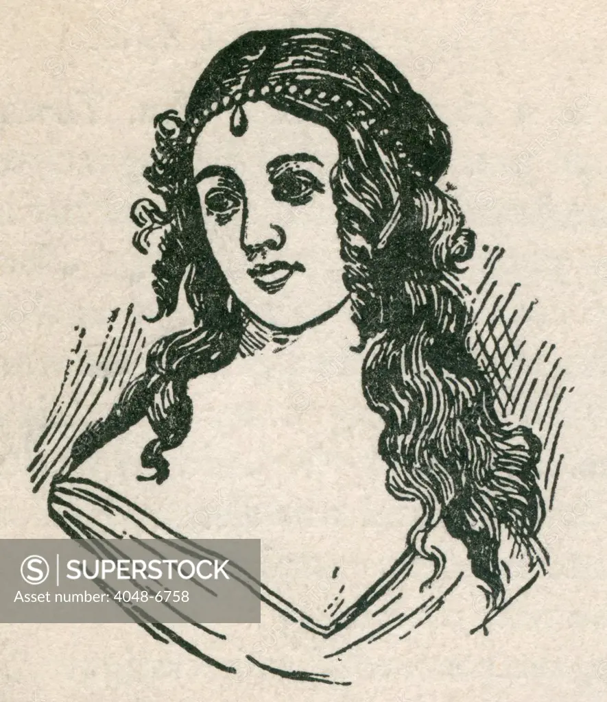 Helen Jewett (1813-1836) was an New York City prostitute whose murder in her brothel, the following trial and acquittal of her alleged killer, Richard P. Robinson, was a public sensation in 1836.