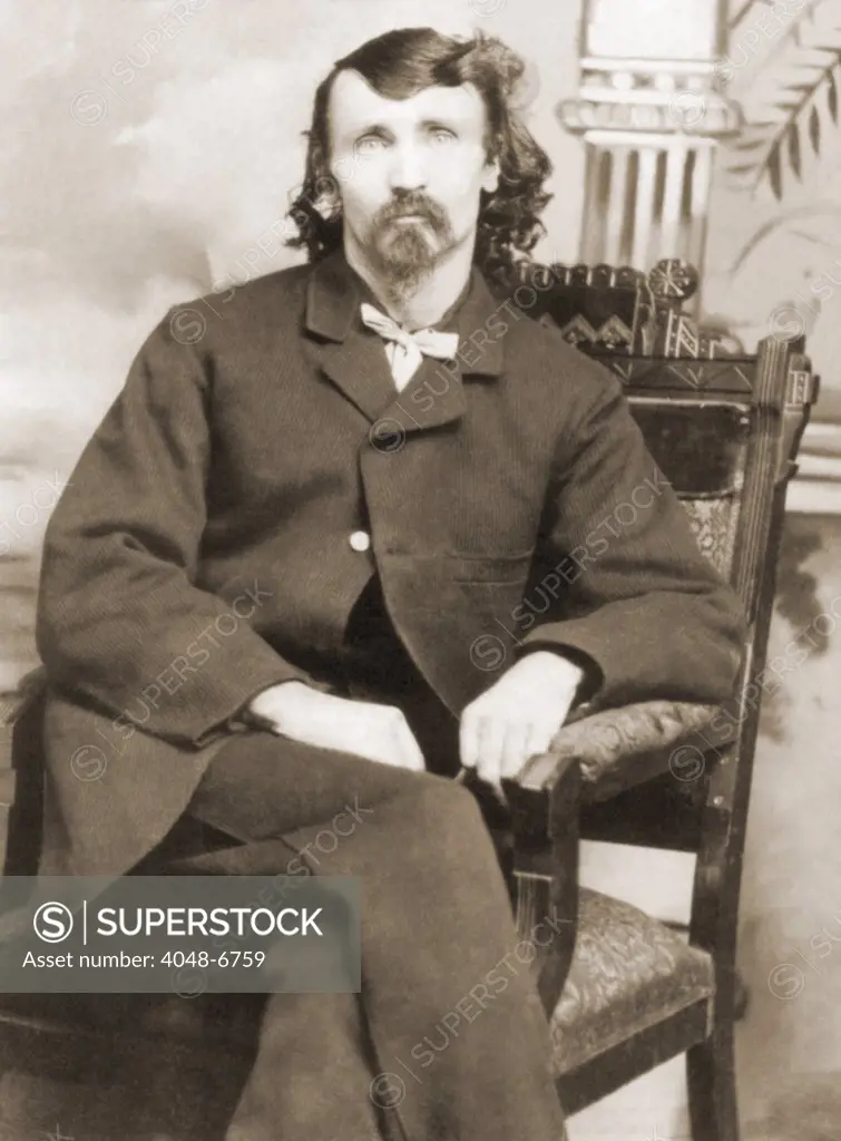 Alfred Packer (1842-1907), accused and convicted to killing and eating his five travel companions while they were snow-trapped in the San Juan Mountains of Colorado in the winter of 1873-74.