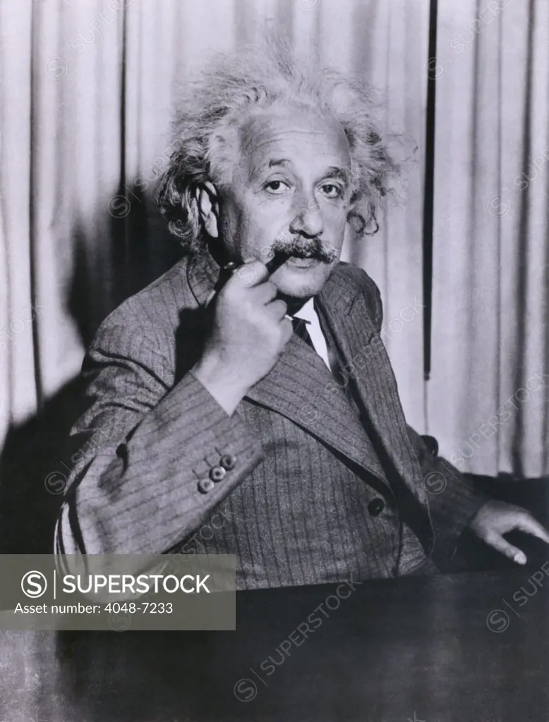 Albert Einstein (1879-1955), ca. 1935.