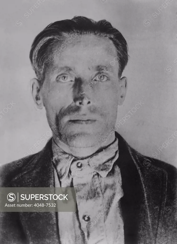 Joe Hill (1879-1915), Swedish-American labor activist, songwriter, and member of the Industrial Workers of the World (IWW) gained fame when he was executed for a Salt Lake City murder after a controversial trial. Ca. 1914.