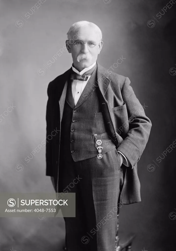 Terence Vincent Powderly (1849-1924), in his later career as the Chief Information Officer for the U.S. Bureau of Immigration, a post he held from 1907 to 1921.