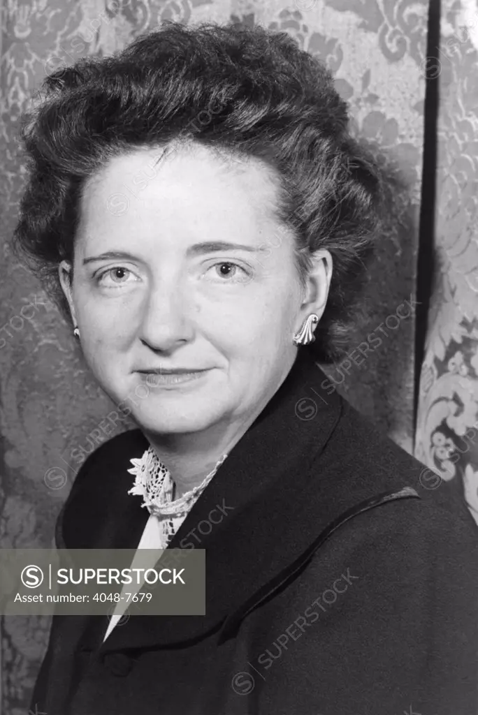 Elizabeth Bentley 1908-1963 American Communist Party member and spy for Soviets became an informer in 1945 when she named 80 other Americans she associated with in her Red years.