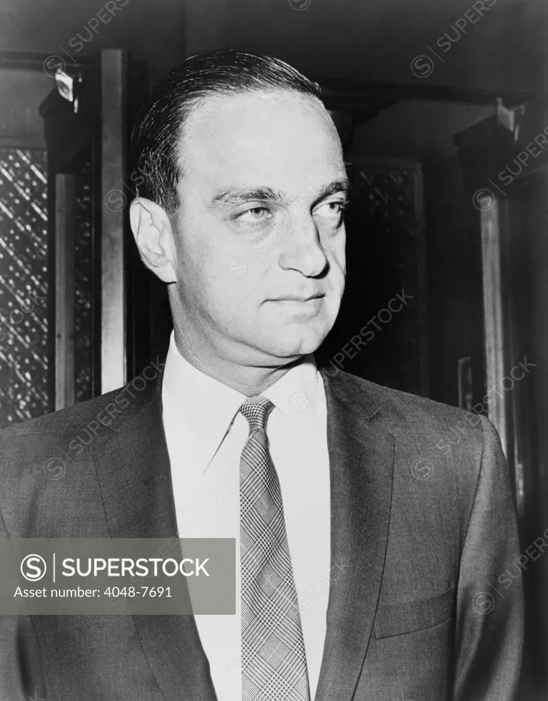 Roy M. Cohn 1927-1986 formerly an assistant to Senator McCarthy during his anti-Communist crusades created controversy by his politics ethics and famous clients throughout his career. Cohn was a played by actor James Woods in the 1992 biopic CITIZE