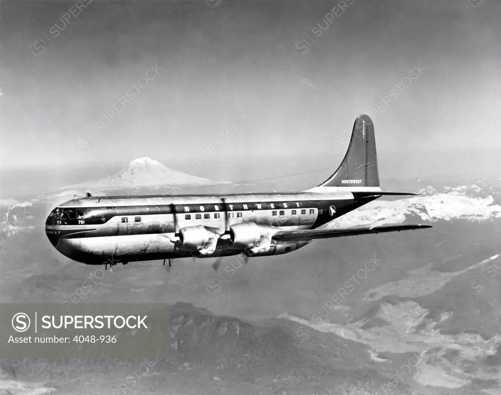 Northwest Airlines 65-passenger Boeing, 1949.