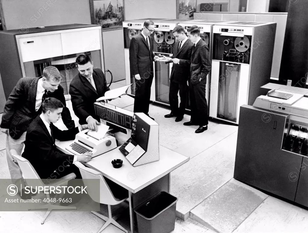 University School at IBM Corporation in 1962. The newest computers required specialist training for their engineer-operators.