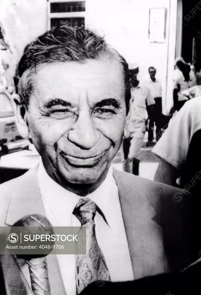 Mafia chief Meyer Lansky's, citizenship application was rejected by Israel. Israeli Law of Return allowed any Jew to settle in the State of Israel, but it excluded those with criminal pasts. Sept. 11, 1972.