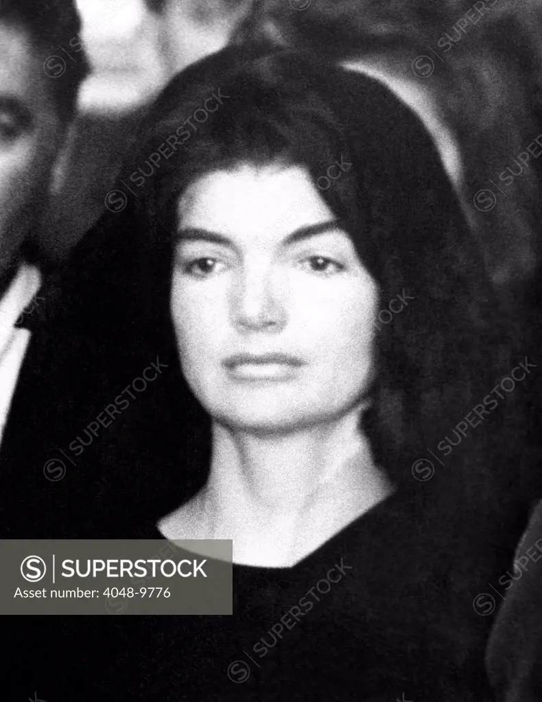 Jacqueline Kennedy at the lying in state ceremonies for her assassinated husband, President John Kennedy. Nov. 24, 1963.