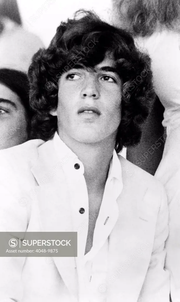 John F. Kennedy Jr. at age 15 in Sept. 1976.