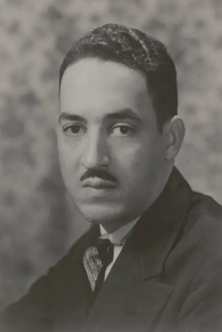Thurgood Marshall, ca. 1935-1940. He was influenced by Charles Hamilton Houston at Howard University Law School, receiving his degree in 1933. He represented his first case for National Association for the Advancement of Colored People (NAACP) in 1934, and joined its legal staff in 1936  (BSLOC_2020_2_84)