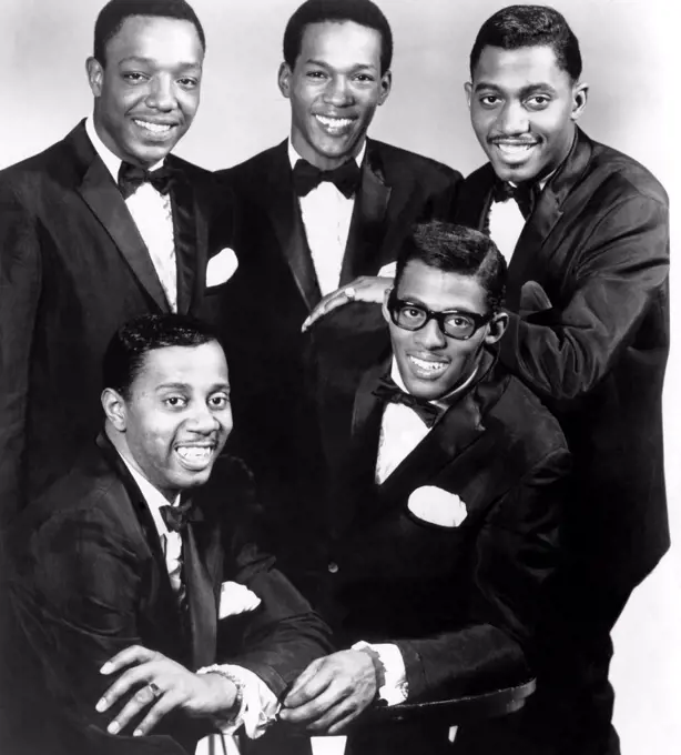 American motown group The Temptations, 1967.