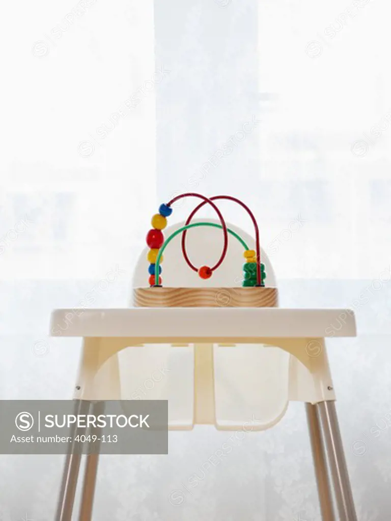 Baby chair with toy