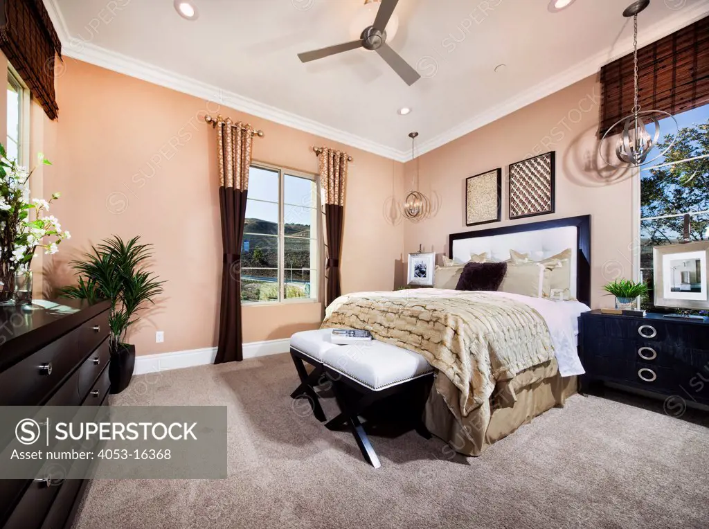 Interior of bedroom, Rancho Mission Viejo. 06/28/2013