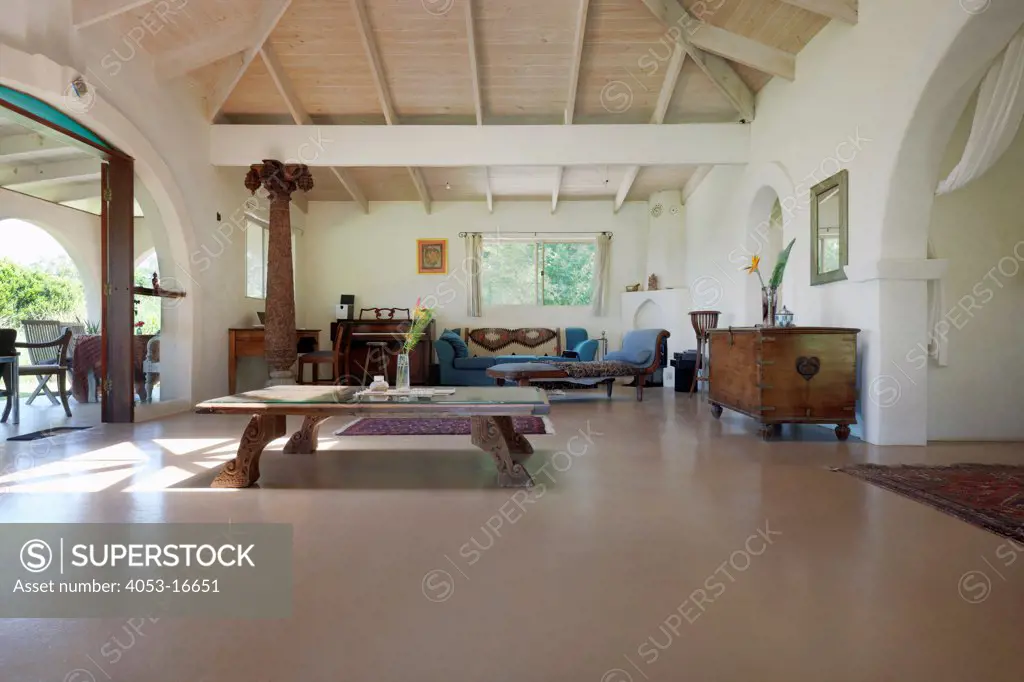 Interior of living room in average home, New South Wales, Mullumbimby, Australia. 02/05/2012
