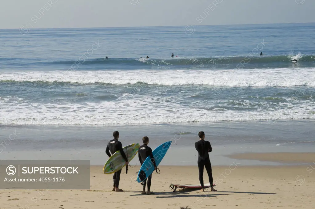 Venice Beach Surfers, Los Angeles, California, USA