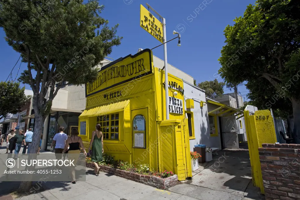 Wildflour Pizza, Main Street, Santa Monica, Los Angeles, California, USA