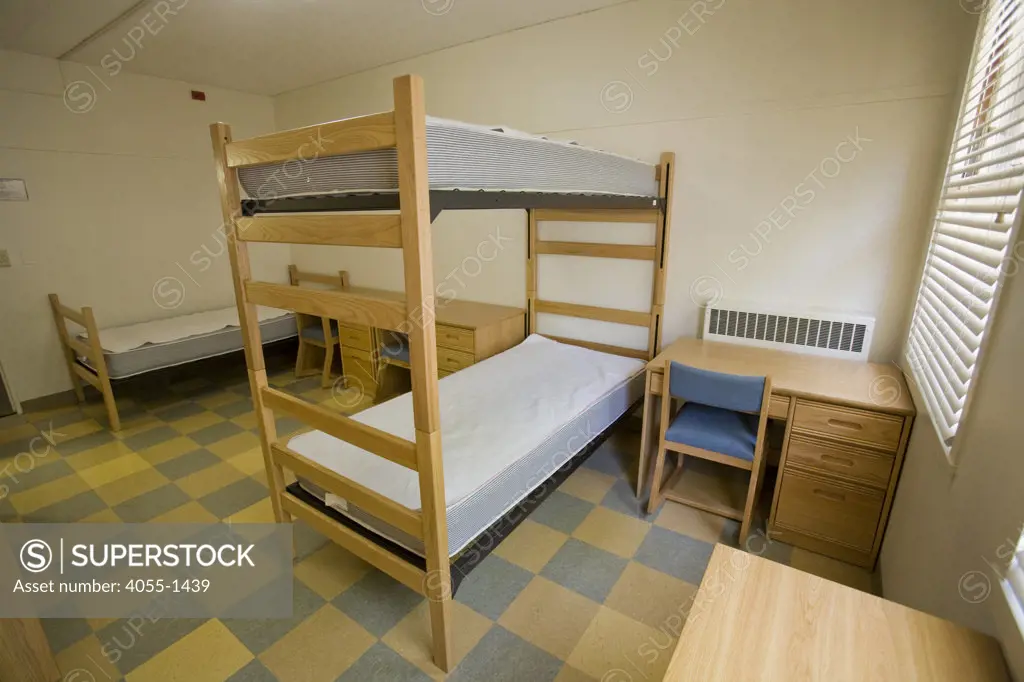 Barack Obama's old Dormitory room in Haines Hall. Occidental College is where Barack Obama attended from fall 1979 through spring 1981 before  transferring to Columbia University. Highland Park, Los Angeles, California, USA