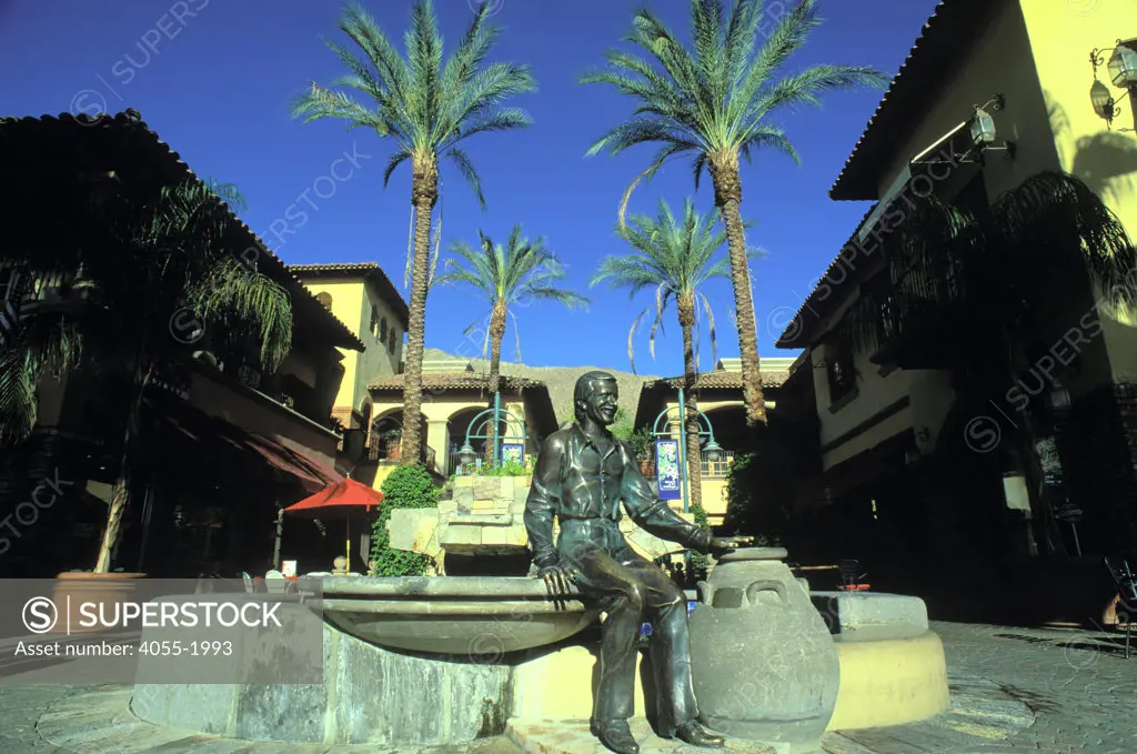 Sonny Bono Statue, Palm Canyon Drive, Palm Springs, California (DT)