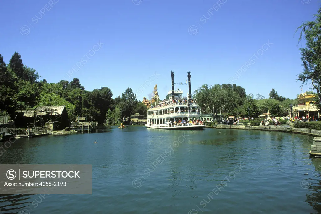 Disneyland, Frontierland Riverboat, Anaheim, Orange County, California (OC)