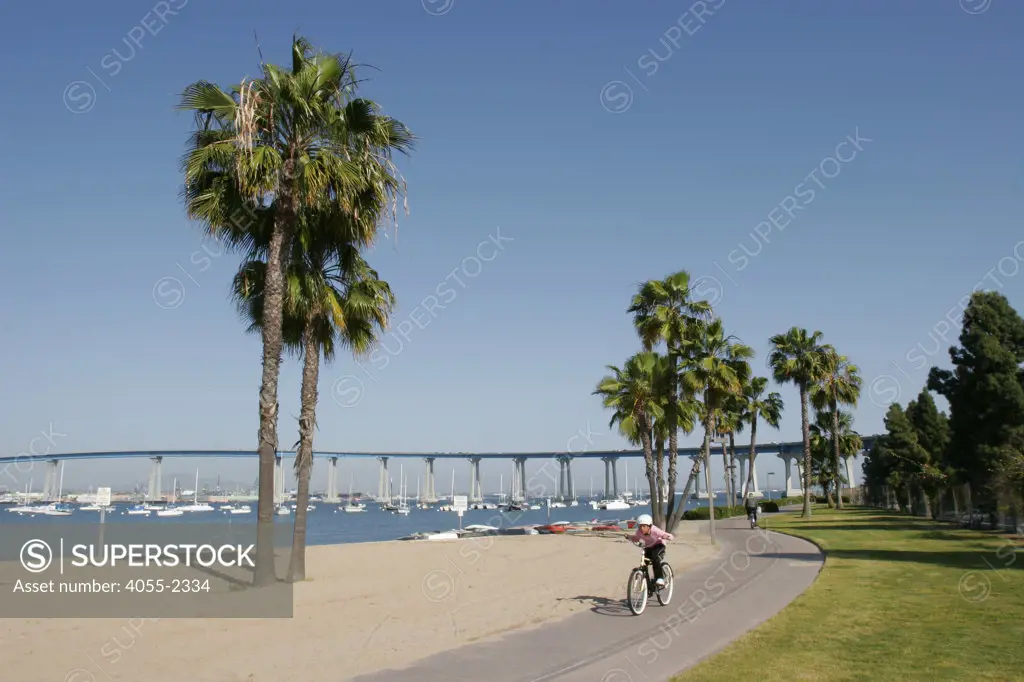 Bicycle Path, Coronado Island, San Diego, California (SD)