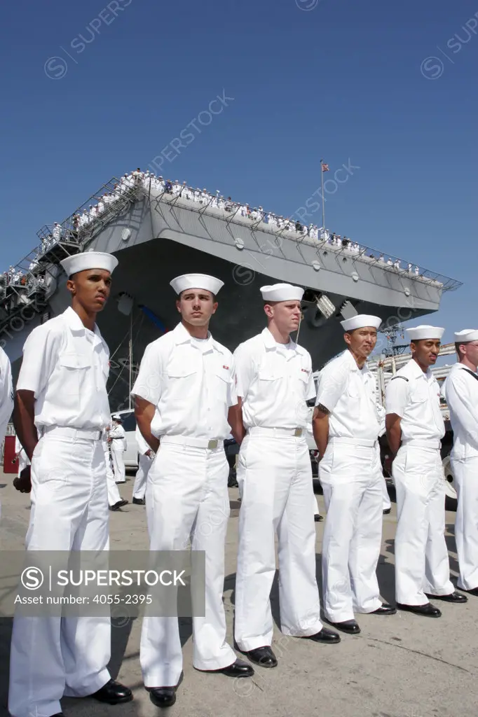 Sailors and Marines Reunite With Their Families, San Diego Naval Base, California (SD)