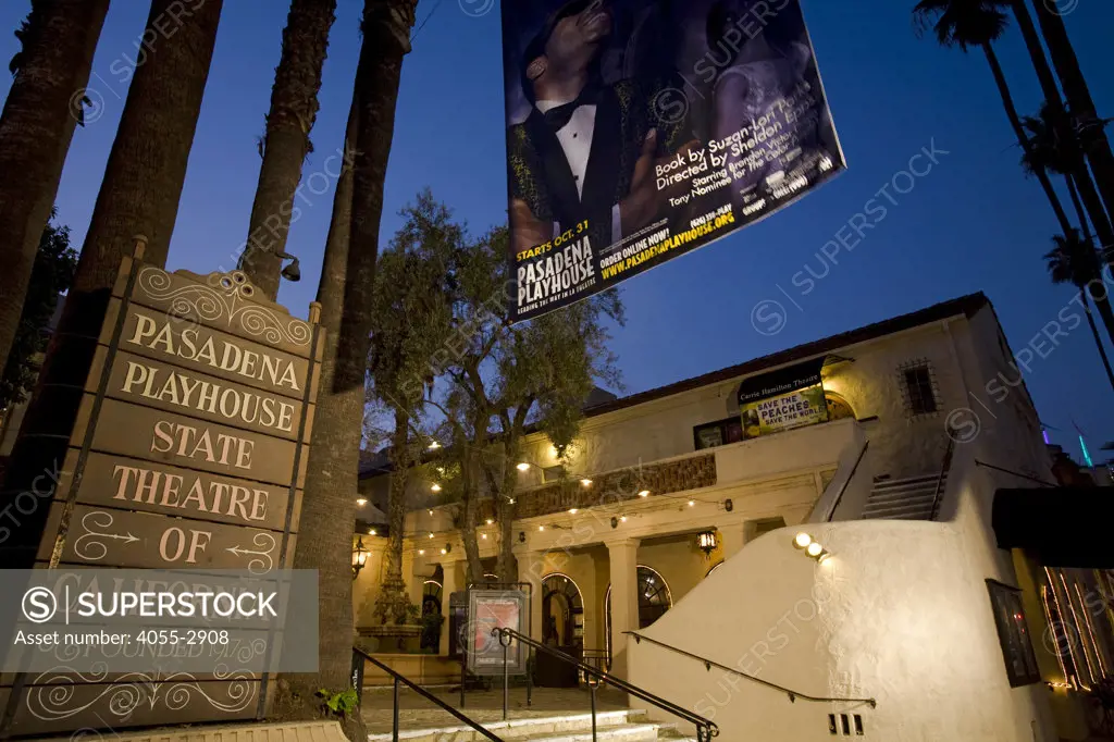 Pasadena Playhouse State Theatre of California, Playhouse District, Pasadena, Los Angeles County, California, USA
