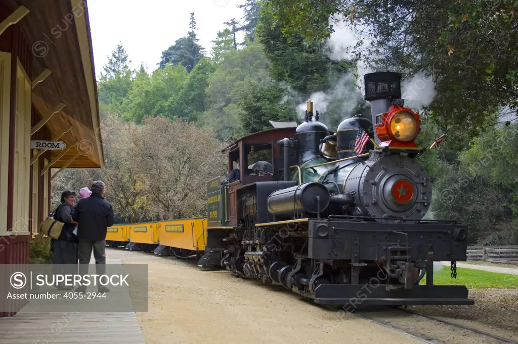 Roaring Camp Railroad, Felton, Santa Cruz County, California, USA