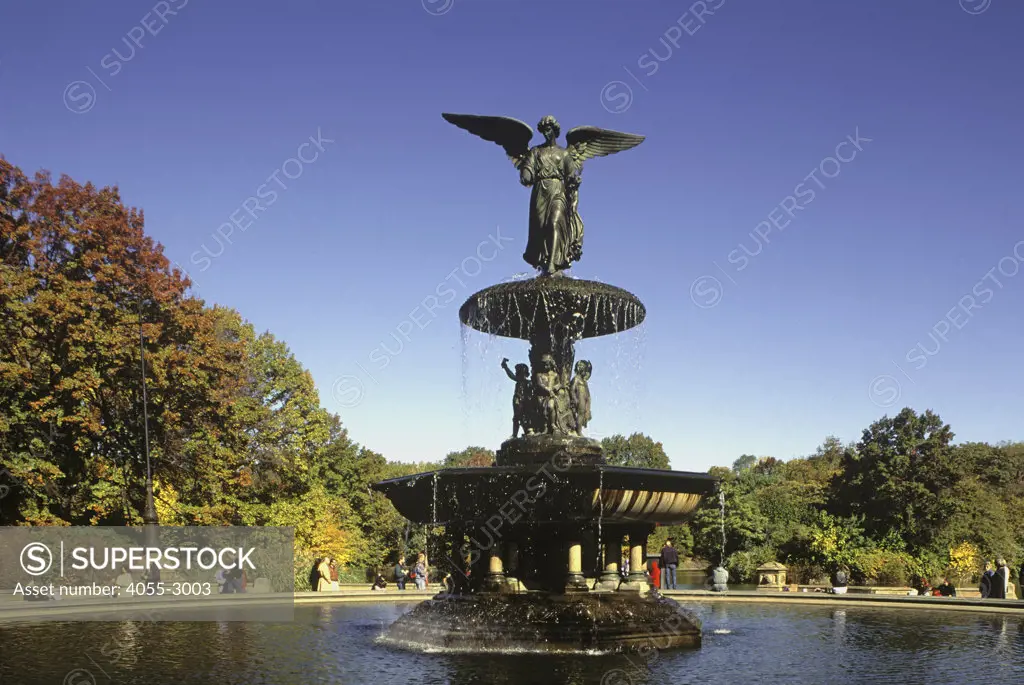Bethesda Fountain, Central Park, Manhattan, New York