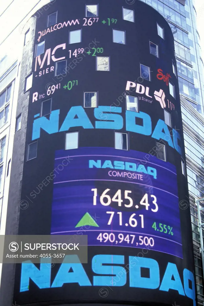 NASDAQ Board, Times Square, Manhattan, New York