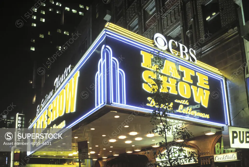 The Late Show With Dave Letterman, Ed Sullivan Theater, Manhattan, New York