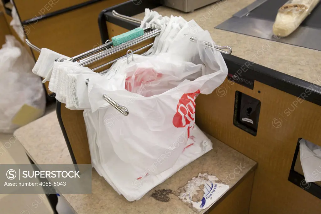 Many cities are banning plastic shopping bags or passings laws forcing stores to charge for the bags. Plastic bags are a major contributor to the plastic marine debris situation in the oceans, the bags are washed to sea by rivers and runoff after rains. Los Angeles, California, USA