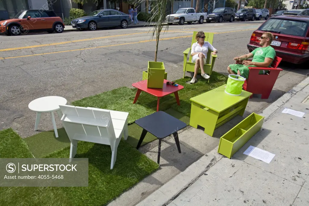 Dex Design Studio participates at the third annual Parking Day LA, which was held on Friday, September 18th.