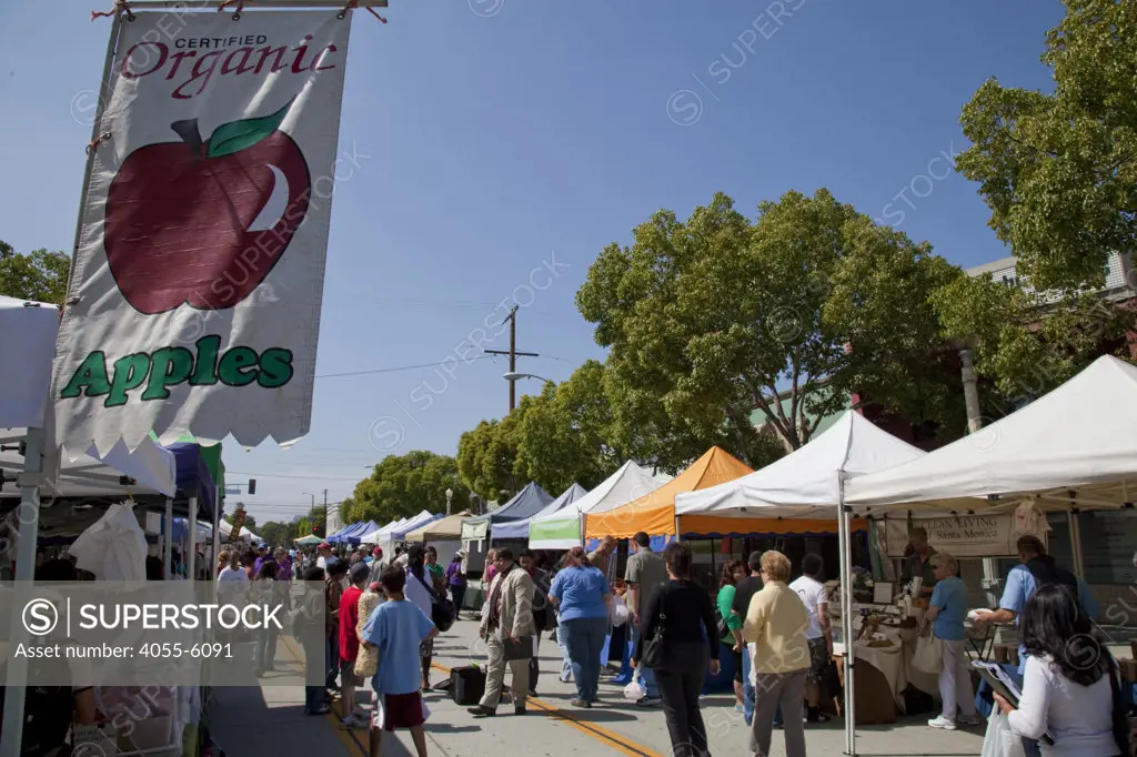 Culver City Farmer's Market Tuesday afternoons, Culver City, Los Angeles, California, USA