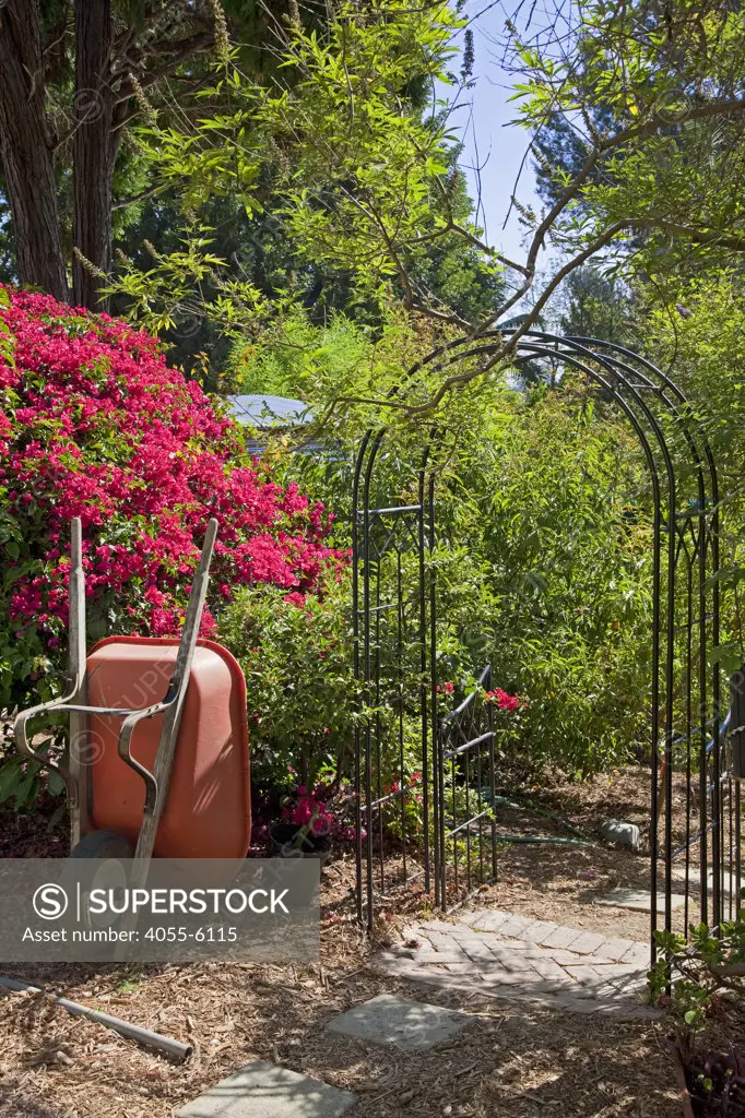 Edendale Farm is a model of permaculture and urban farming, a closed system of organic gardening, water and energy conservation and sustainable design. Silver Lake, Los Angeles, California, USA